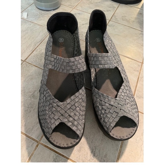 Bernie Mev Heels/Pumps PLATFORM PEEP TOE 40 Gray - Picture 3 of 8